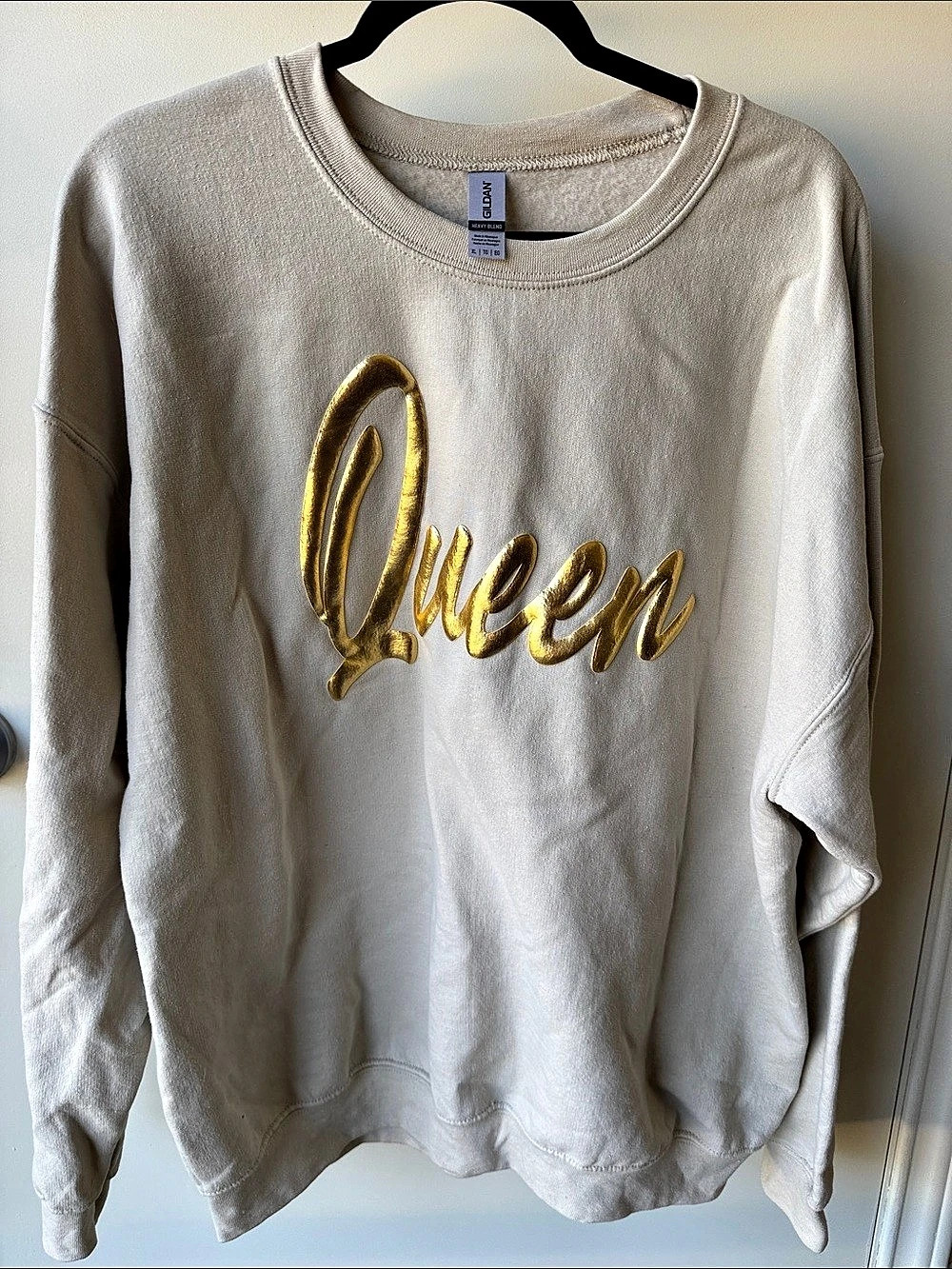 Gildan Heavy Blend Graphic Sweatshirt Cream XL